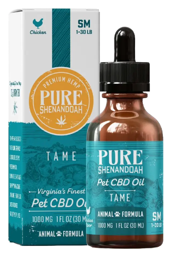 Tame Pet Calming CBD Oil - Pure Shenandoah