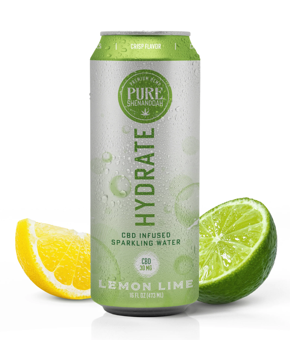 Hydrate CBD Sparkling Water - Pure Shenandoah