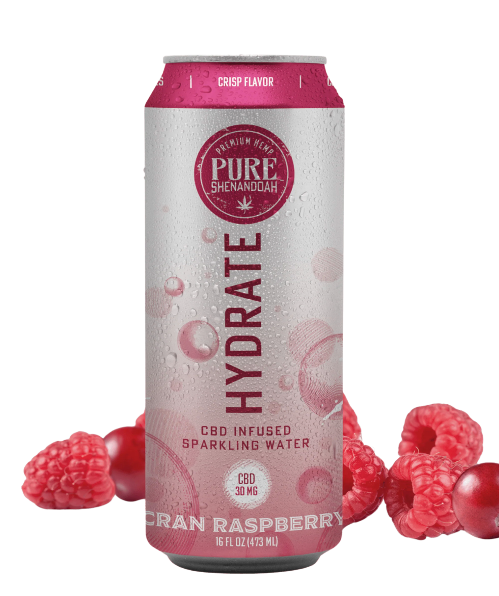 Hydrate CBD Sparkling Water - Pure Shenandoah