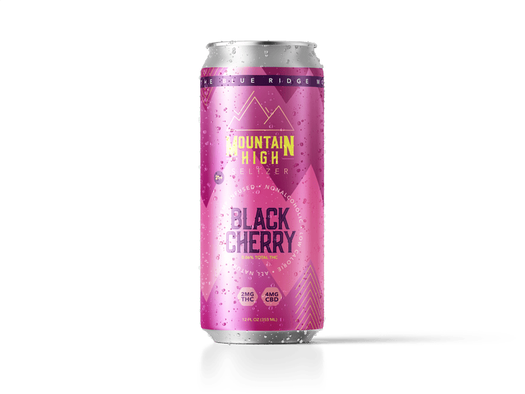 Mountain High Seltzer - Black Cherry